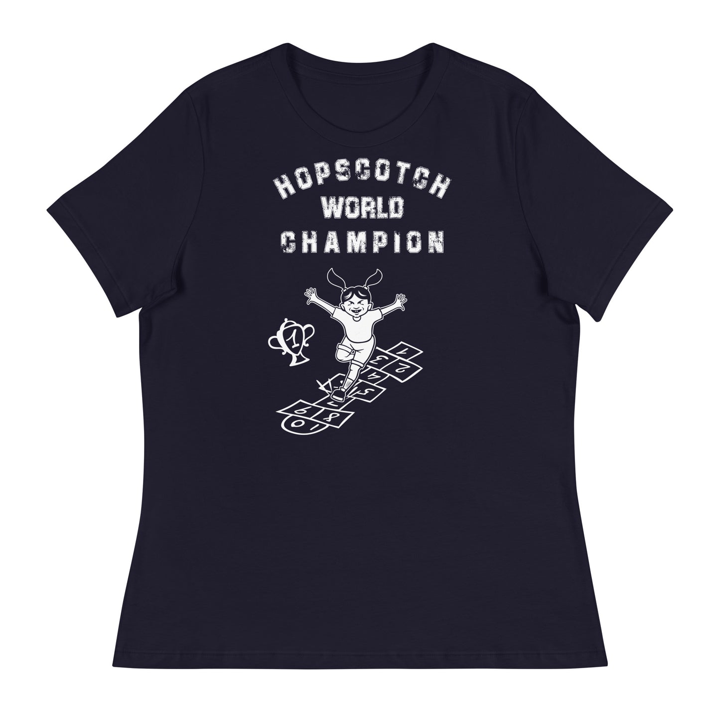 Hopscotch Champ Women's Relaxed T-Shirt