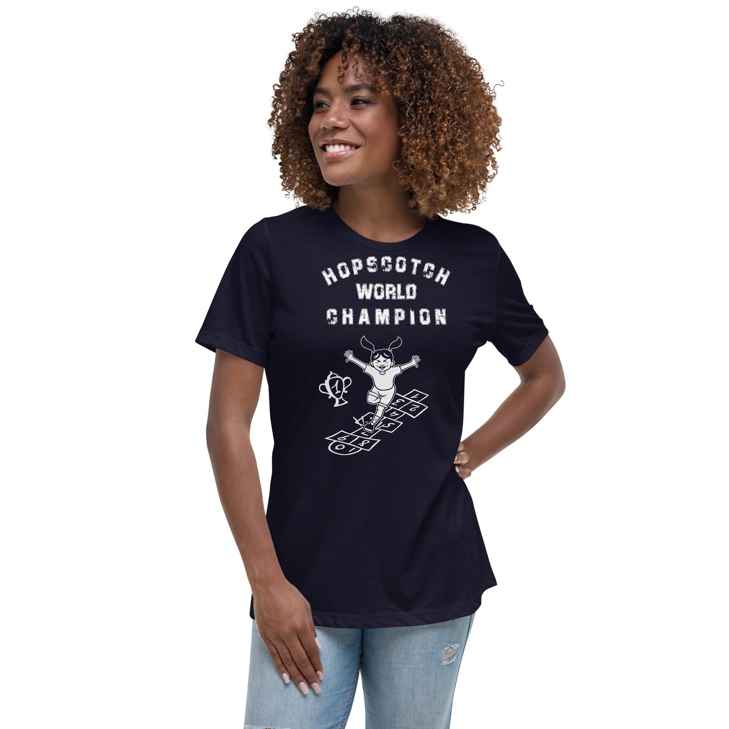 Hopscotch Champ Women's Relaxed T-Shirt