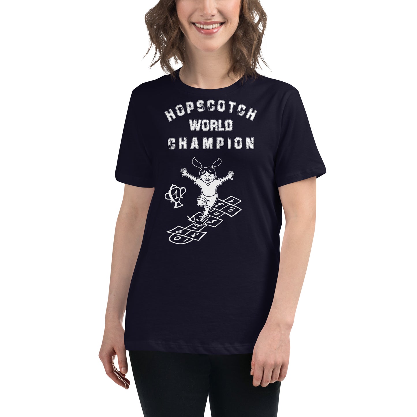 Hopscotch Champ Women's Relaxed T-Shirt