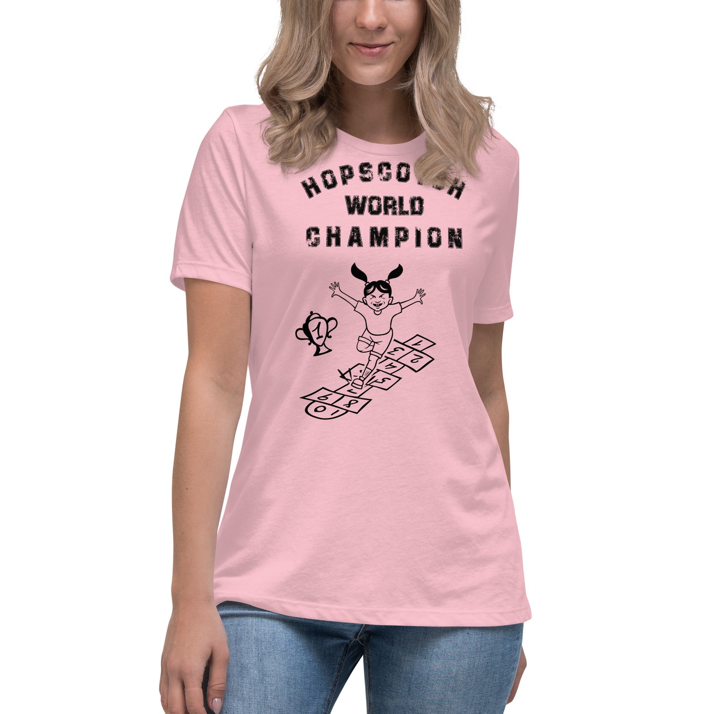 Hopscotch Champ Women's Relaxed T-Shirt