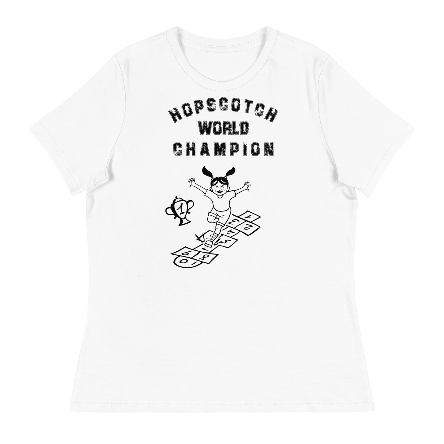 Hopscotch Champ Women's Relaxed T-Shirt