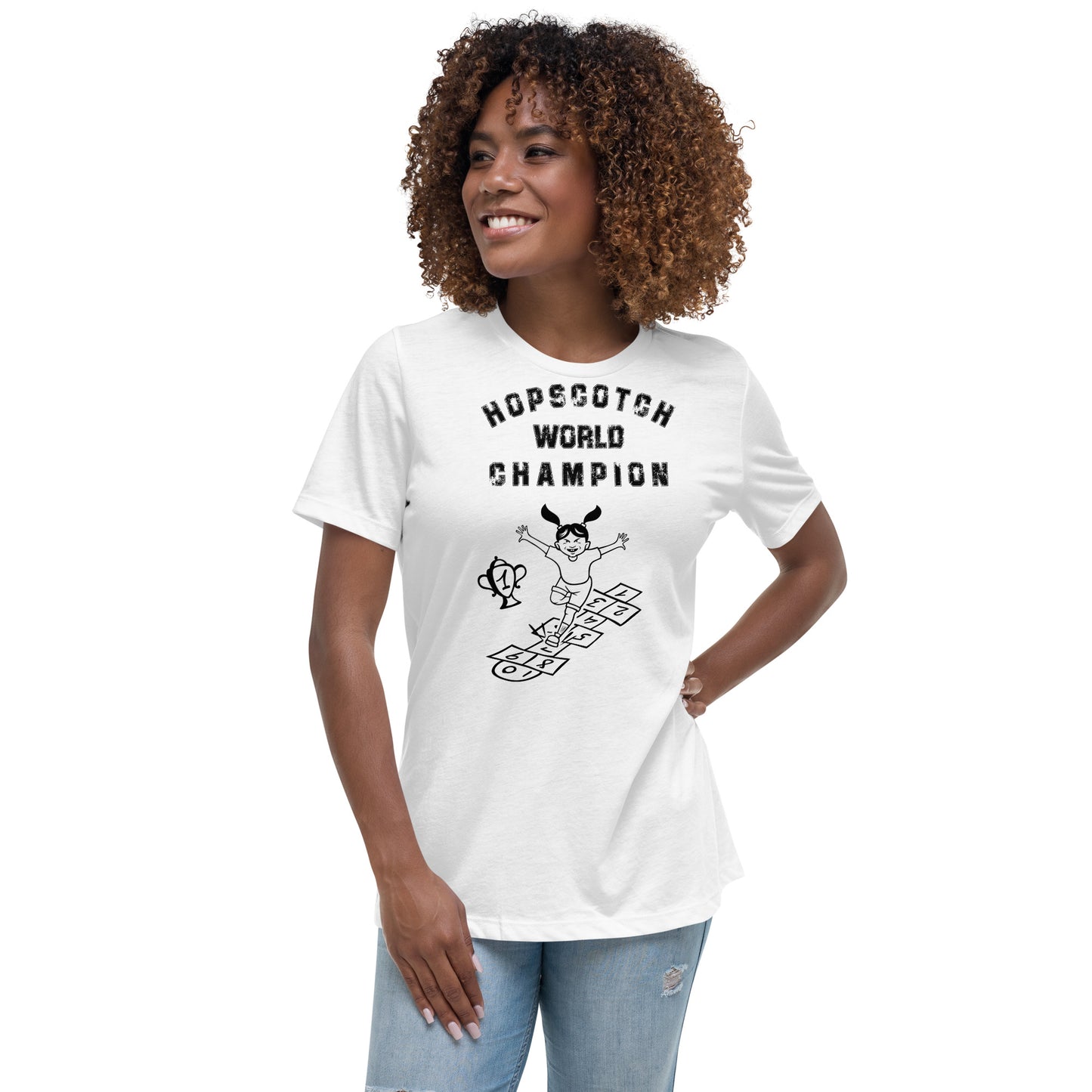 Hopscotch Champ Women's Relaxed T-Shirt